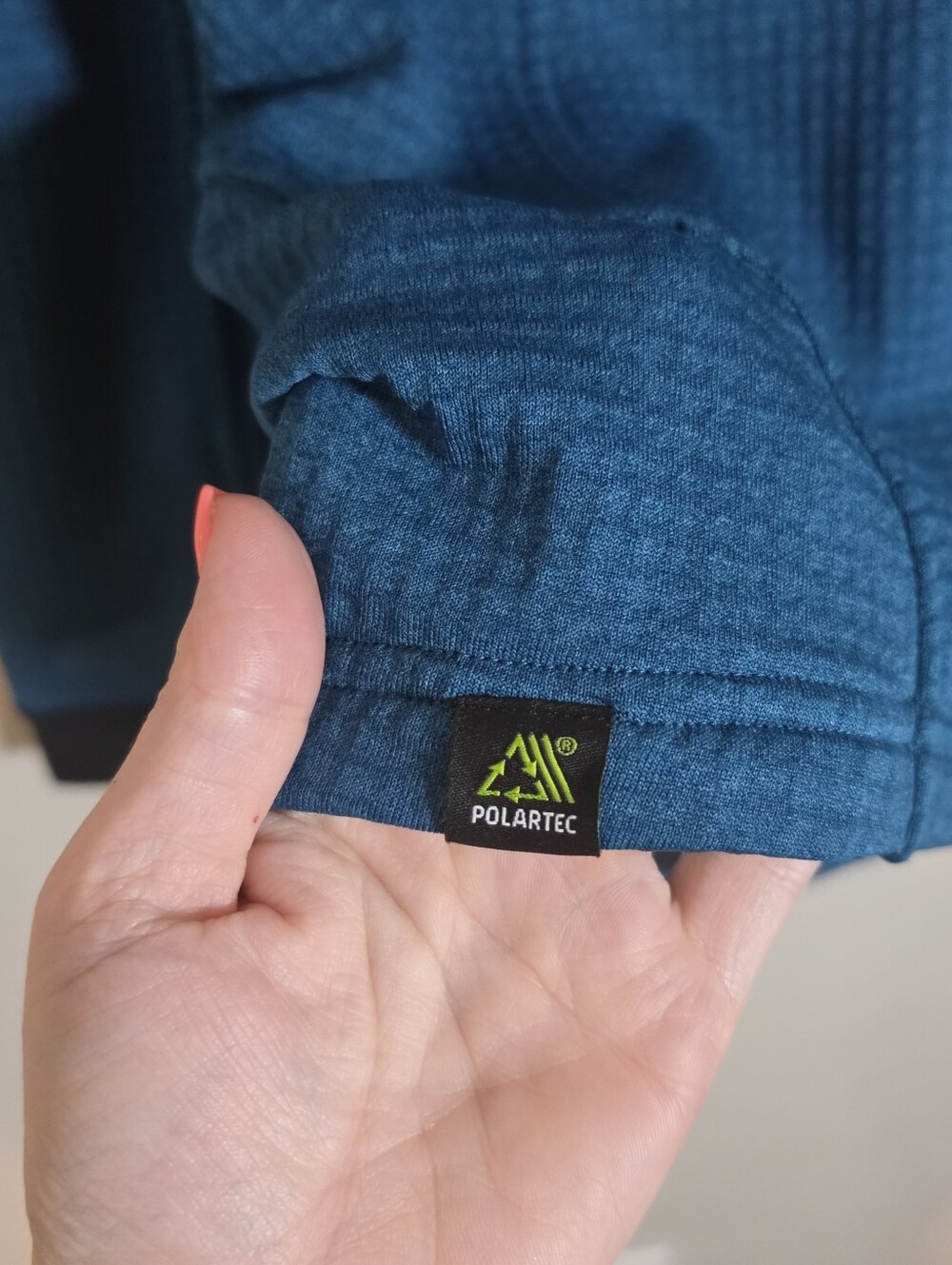 Mountain Hardwear Polartec Power Grid Half Zip Jacket Women's S Blue Gorpcore - Picture 8 of 11